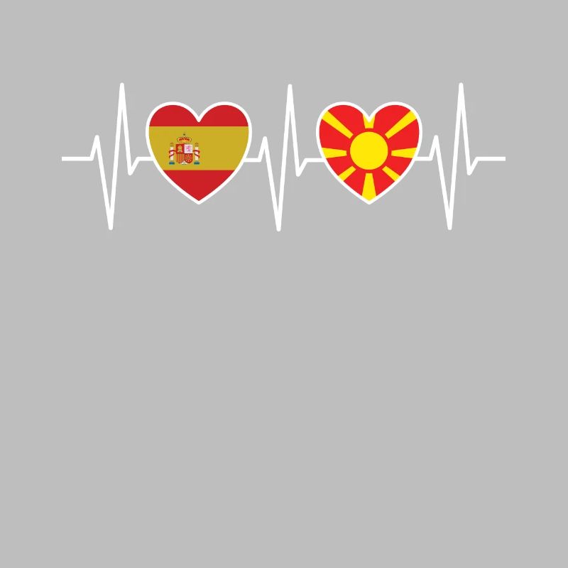 Espagne et Macédoine Drapeau macédonien Drapeaux