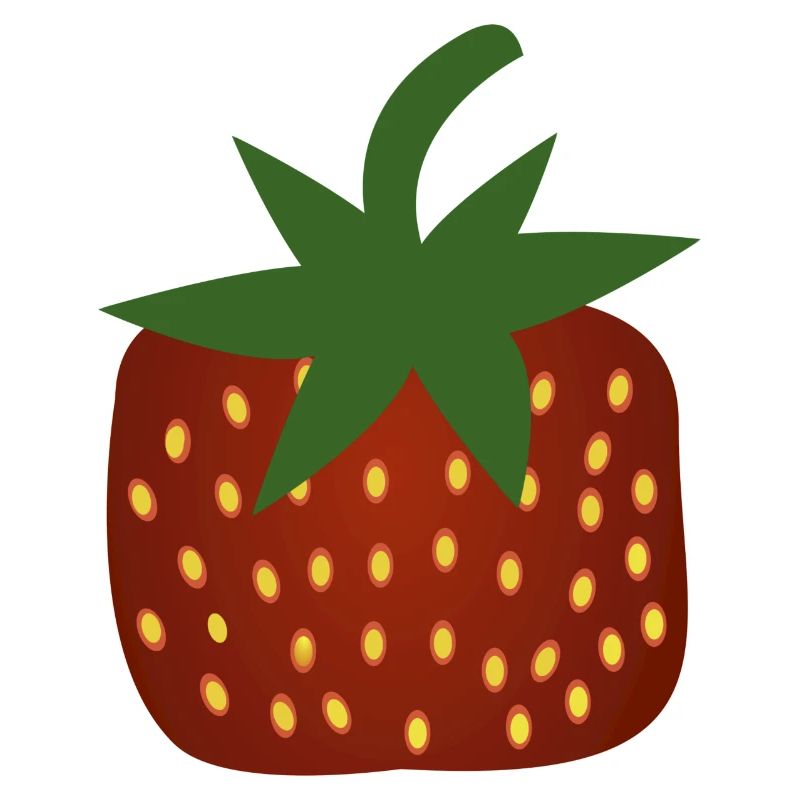 Funny angular strawberry gift idea