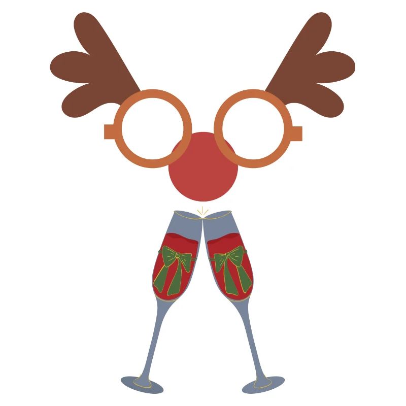 Weihnachtsdesign-Geschenkidee-Feier