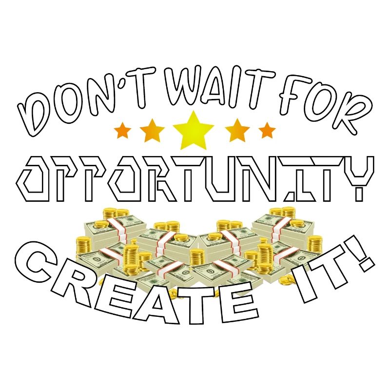 Don't wait for opportunity, create it!