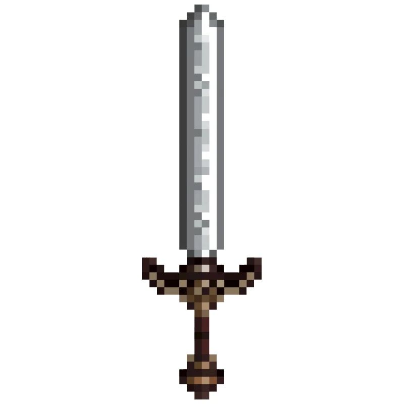 Sword pixel art retro style 8 bit