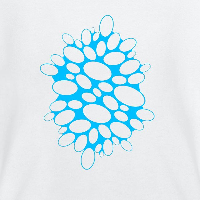 T-shirt coussin de mode miroir de sorcière Halloween bleu