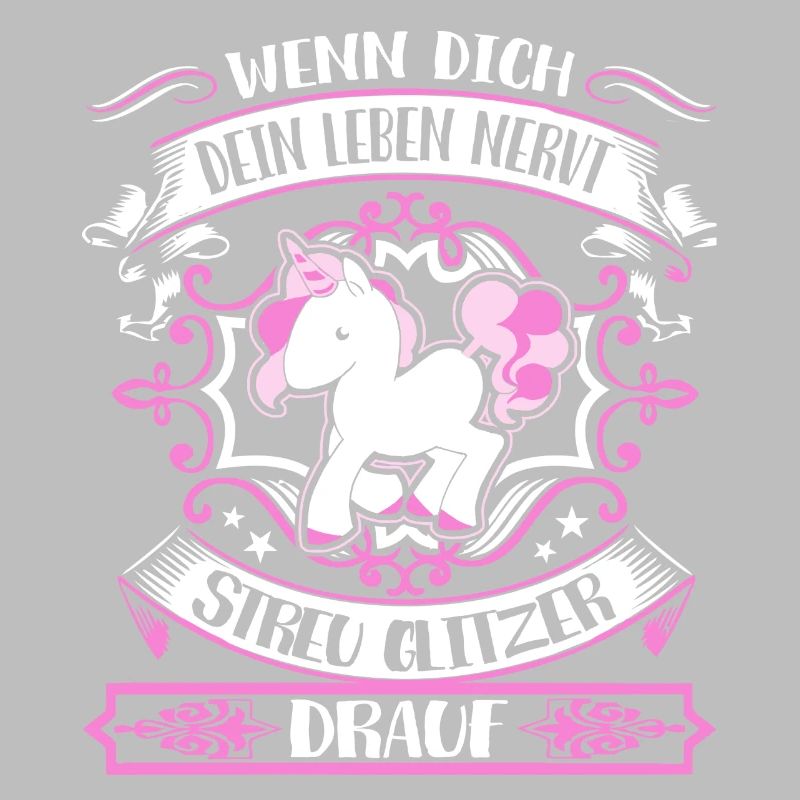 Unicorn - life sucks - glitter sprinkle