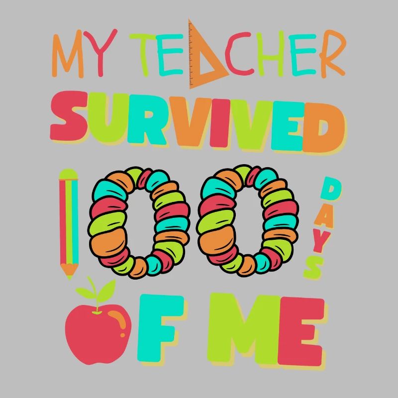 Mon professeur a survécu à 100 jours de moi 100 jours d’école