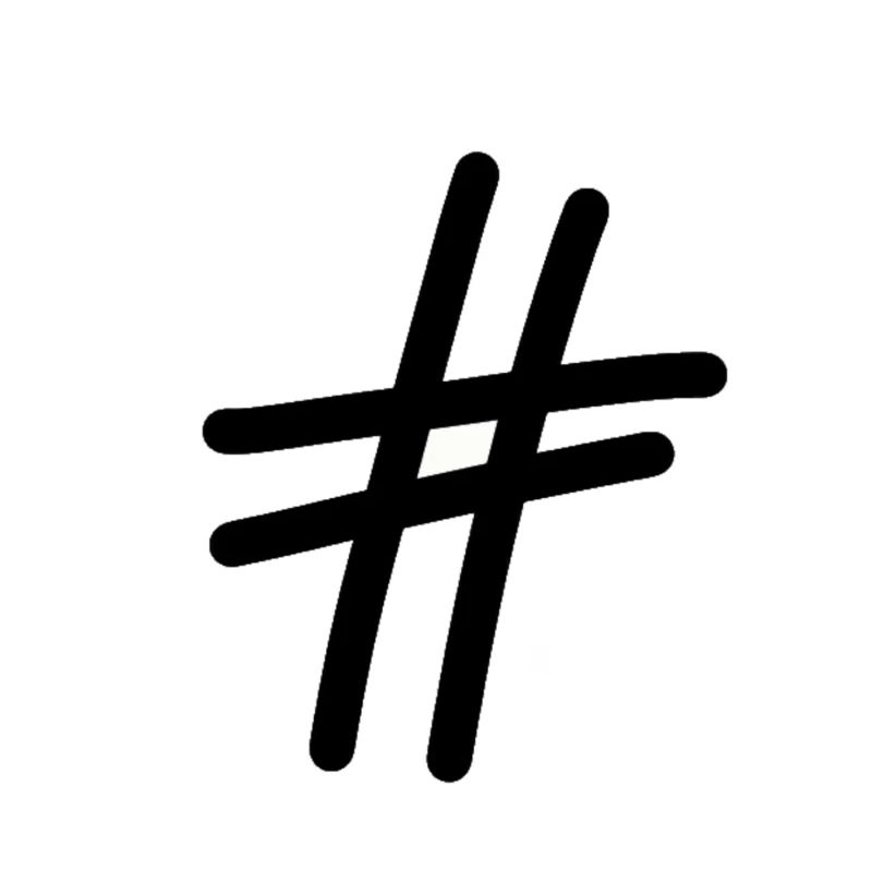 hashtag