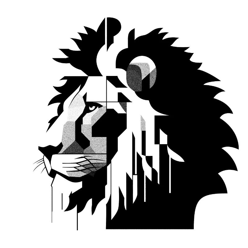 Geometric Lion