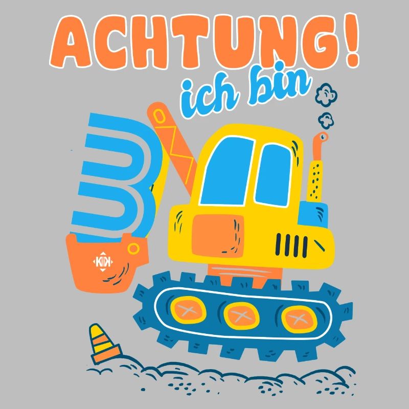 Ich bin 3 Geburtstag des Baggers, Geschenk 3