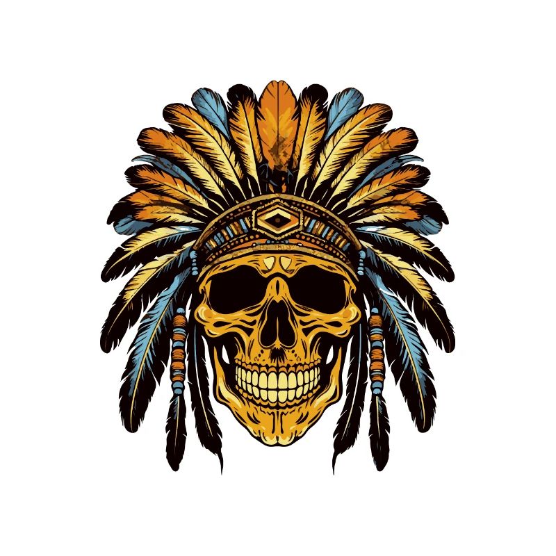 Chef Crâne Apache Indien
