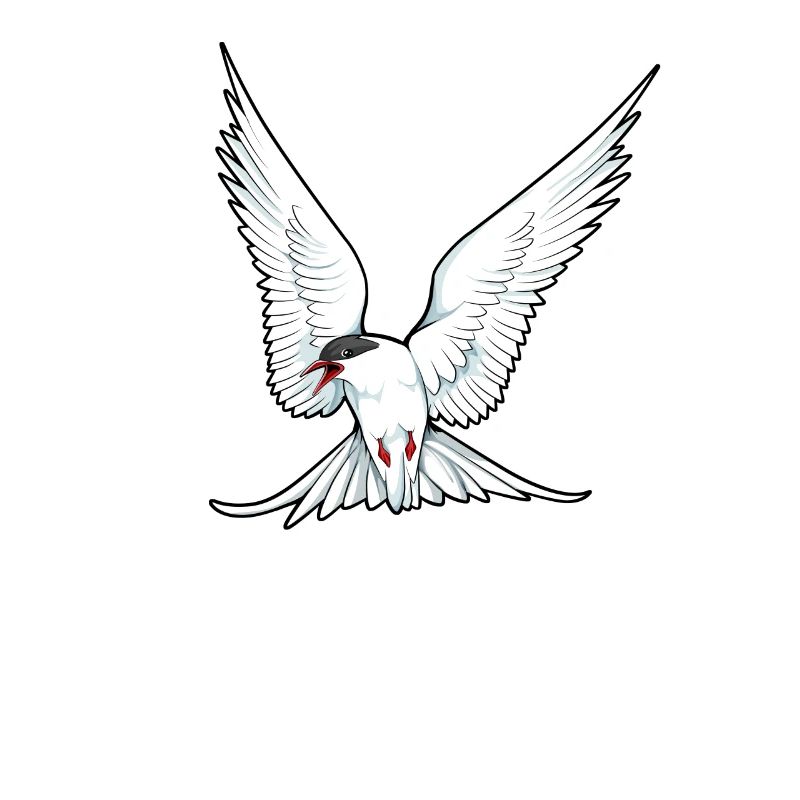 Dessin d’une sterne arctique