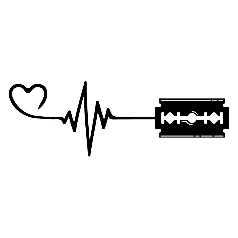 Razor Blade Pulse Heart Love
