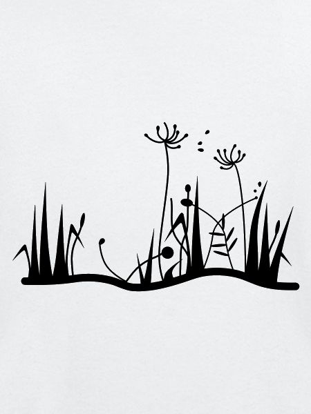 Blumen und Gräser