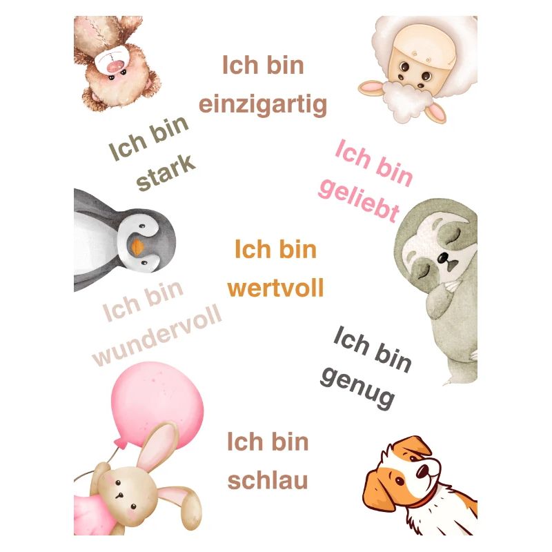 Affirmation Ich bin
