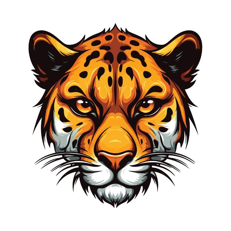 Tête de guépard