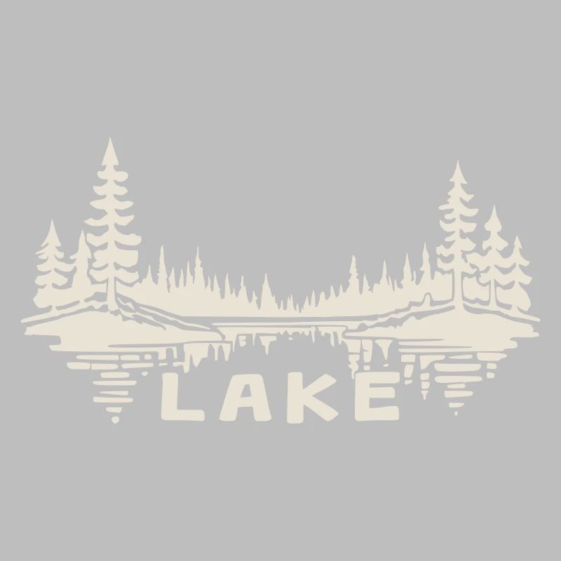 Reflet du lac [Blanc]