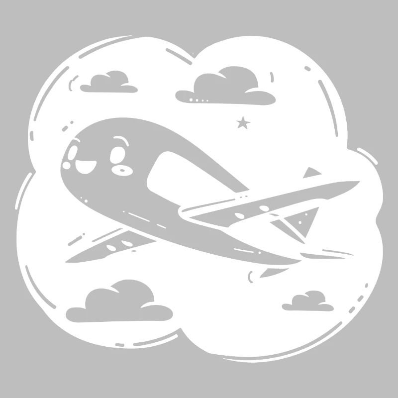 Propeller Plane Drawing