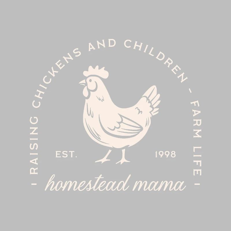 Gehöft Mutter Mutter lustiges Huhn Bauernhof Tier