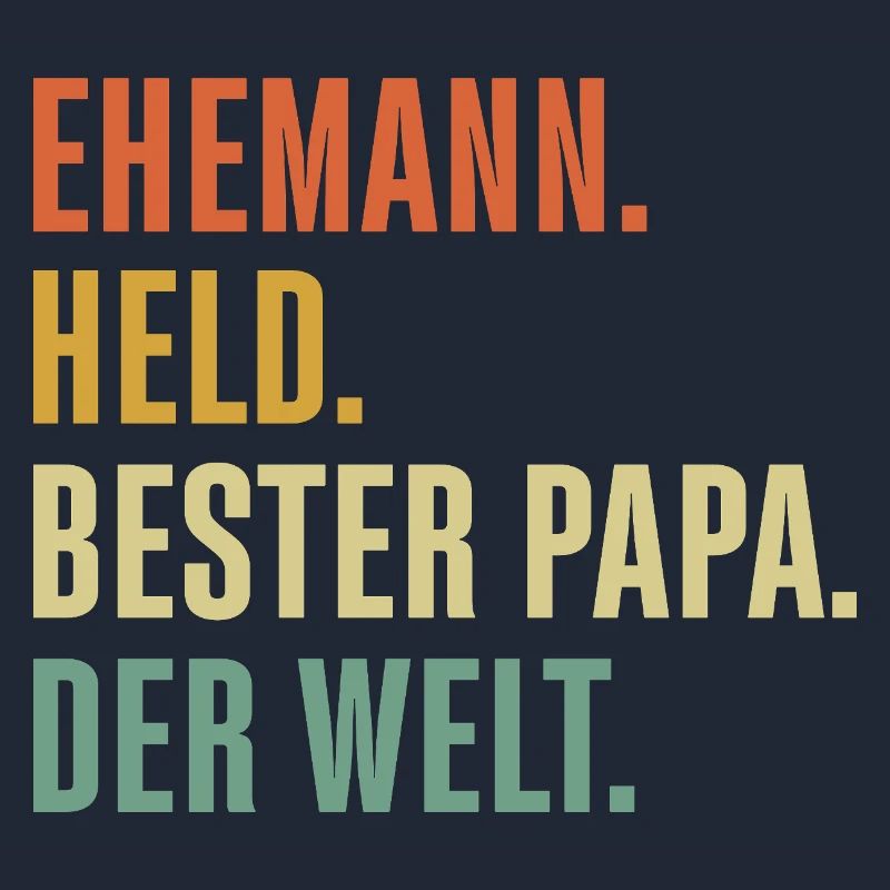 Vatertag Geschenkidee Bester Papa der Welt Ehemann