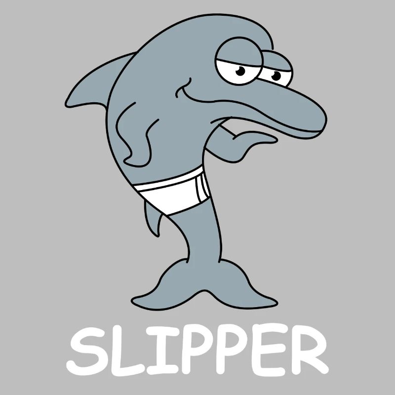 Slipper Delfin In Badehose