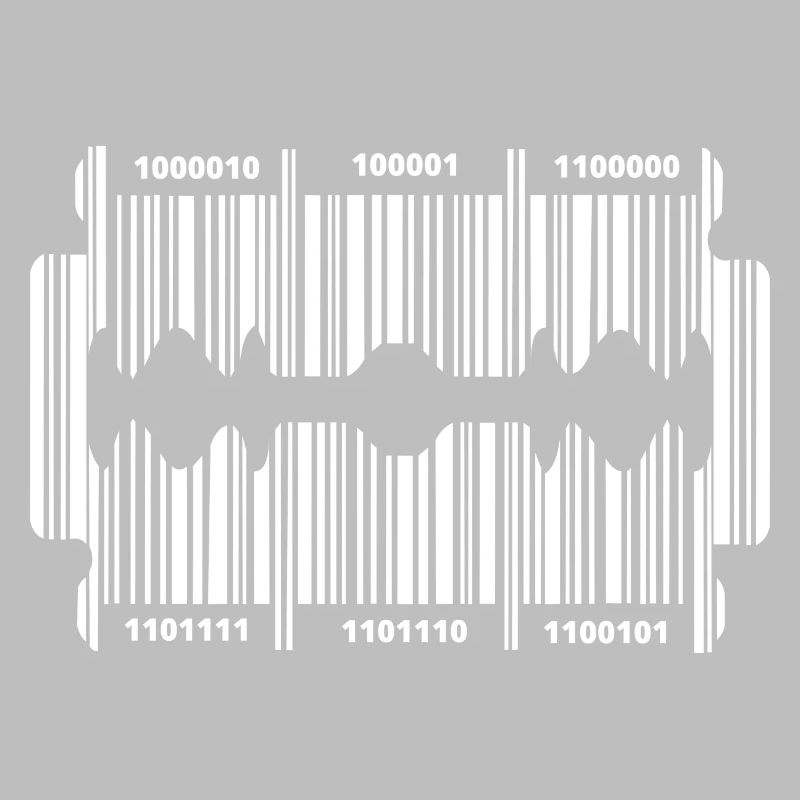Rasierklinge mit Code