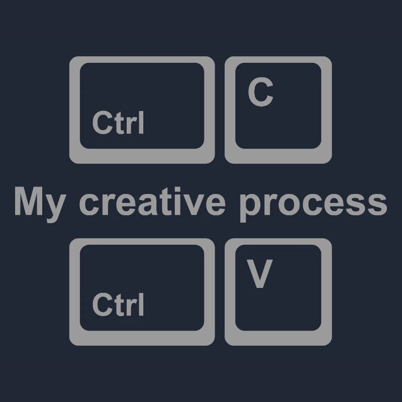 Copy Paste Shirt – Funny Coder & Designer Tee