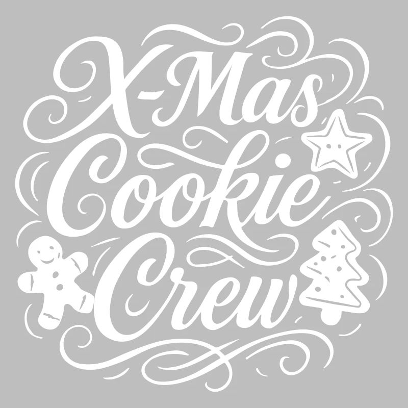 Équipe de Noël de cuisson des biscuits