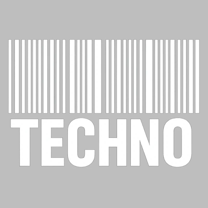 Techno Barcode Pattern