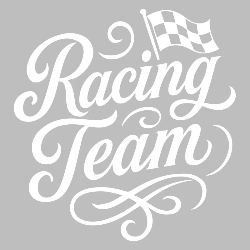 Drapeau de course de l’équipe de course