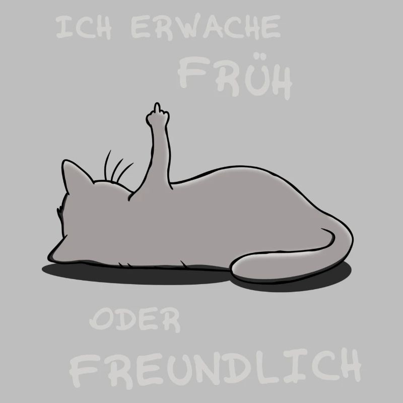 Ich erwache früh oder freundlich