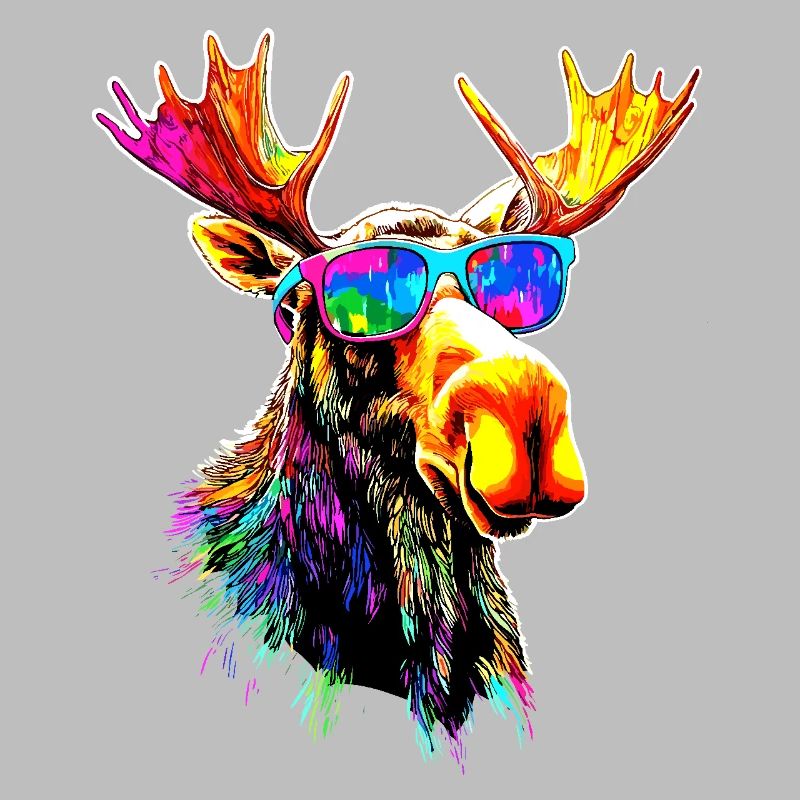 Moose Mosses Bull Elk Antlers Deer Wild Moose