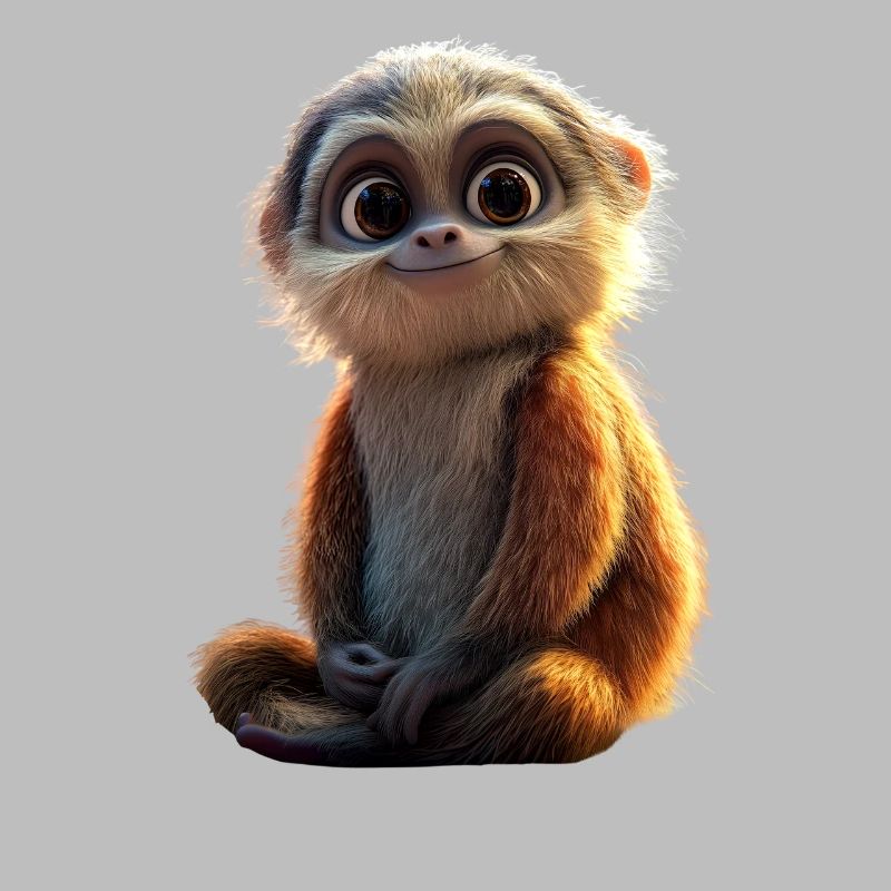 Gibbon Monkey Whitehand Gibbon Monkey Cute Lar Gibbons