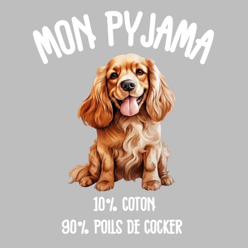Cocker Spaniel Hundehaar-Pyjamas