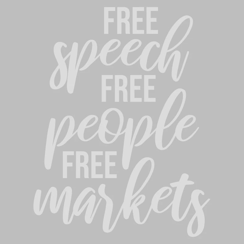 Marché de la liberté d’expression Peuple Libertarian Freedom Logo