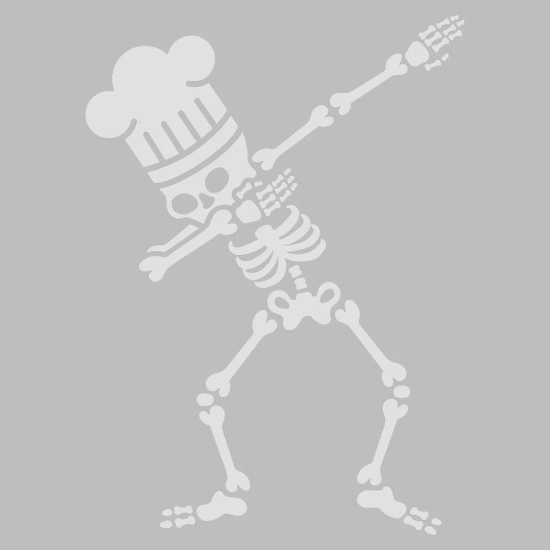 Dab dabbing skeleton BBQ cook / chef