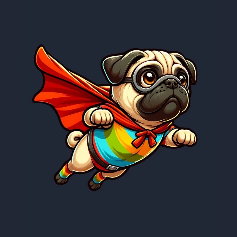 Superhelden-Mops
