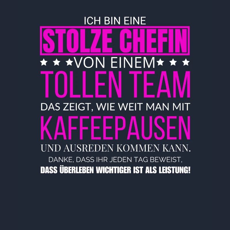 Ich Bin Eine Stolze Chefin von einem tollen Team