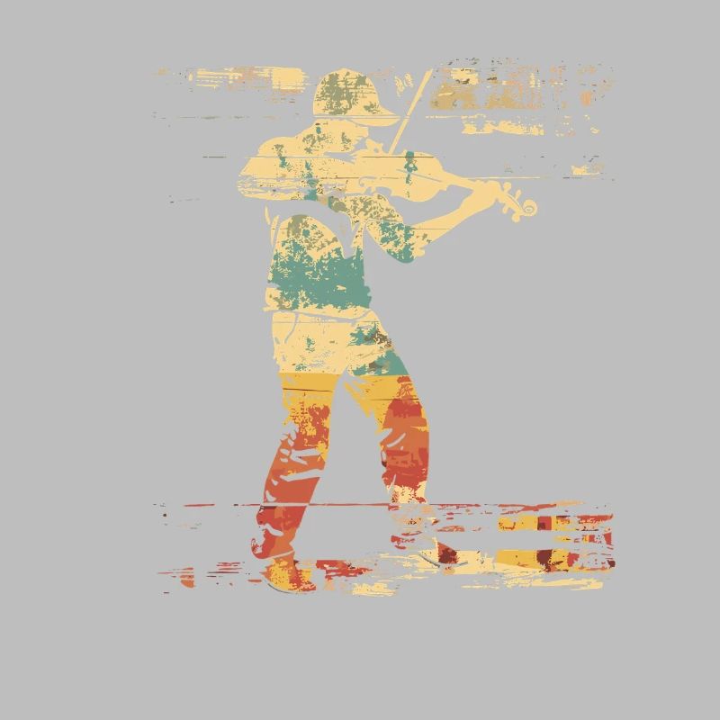 Violin Comic Style