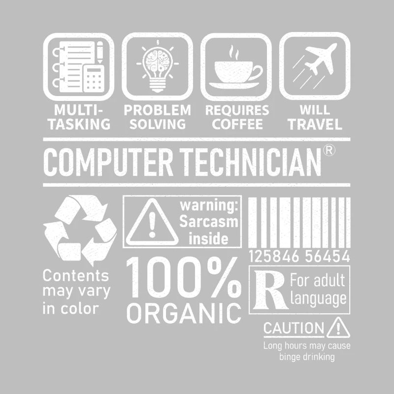 Technicien en informatique multitâche résolution de problèmes