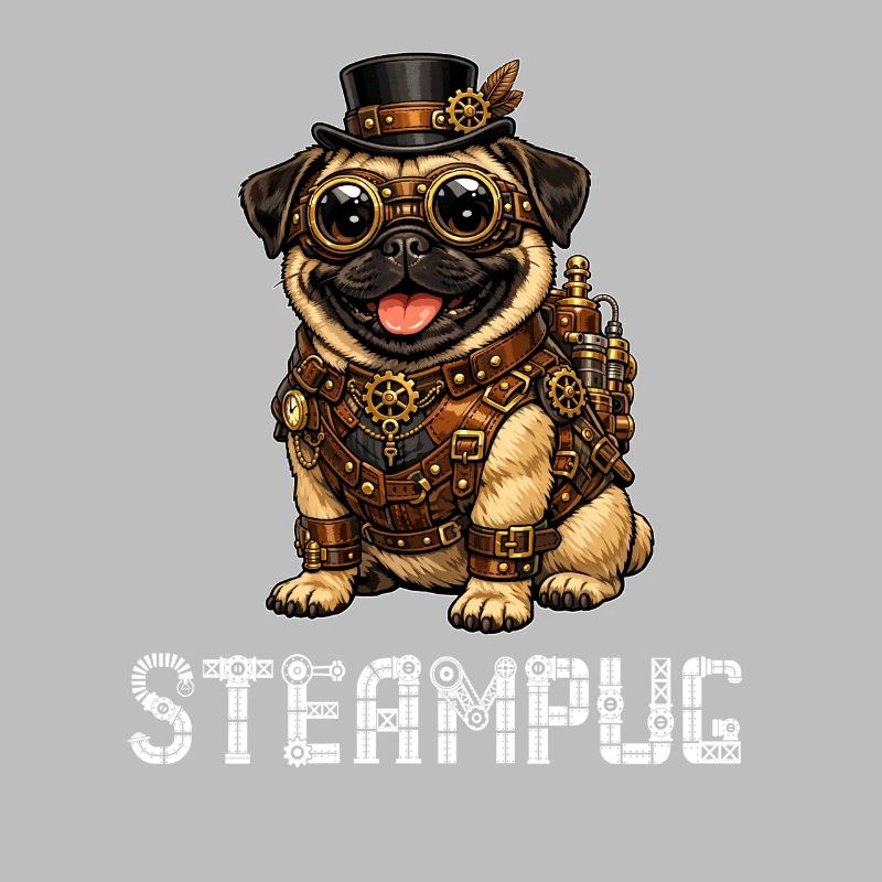 Steampug Steampunk Pug Mops