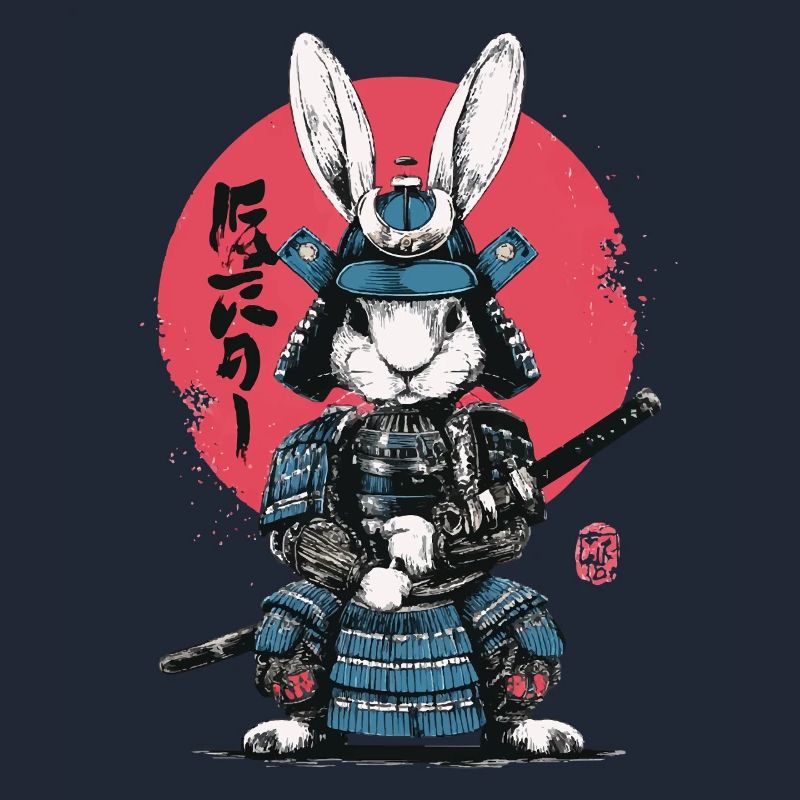 Bunny Samurai in Armor