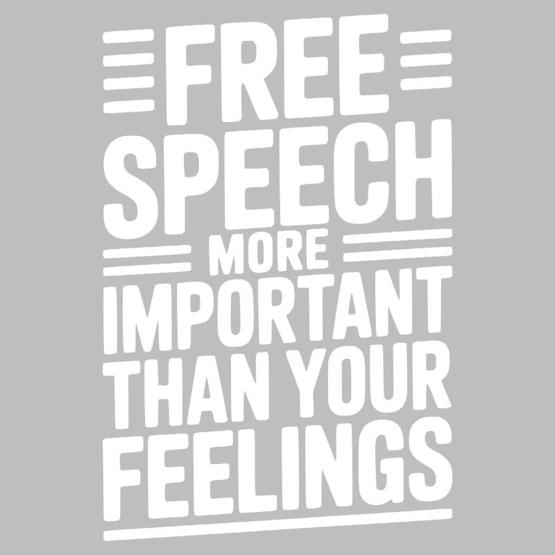 La liberté d’expression est plus importante que les sentiments