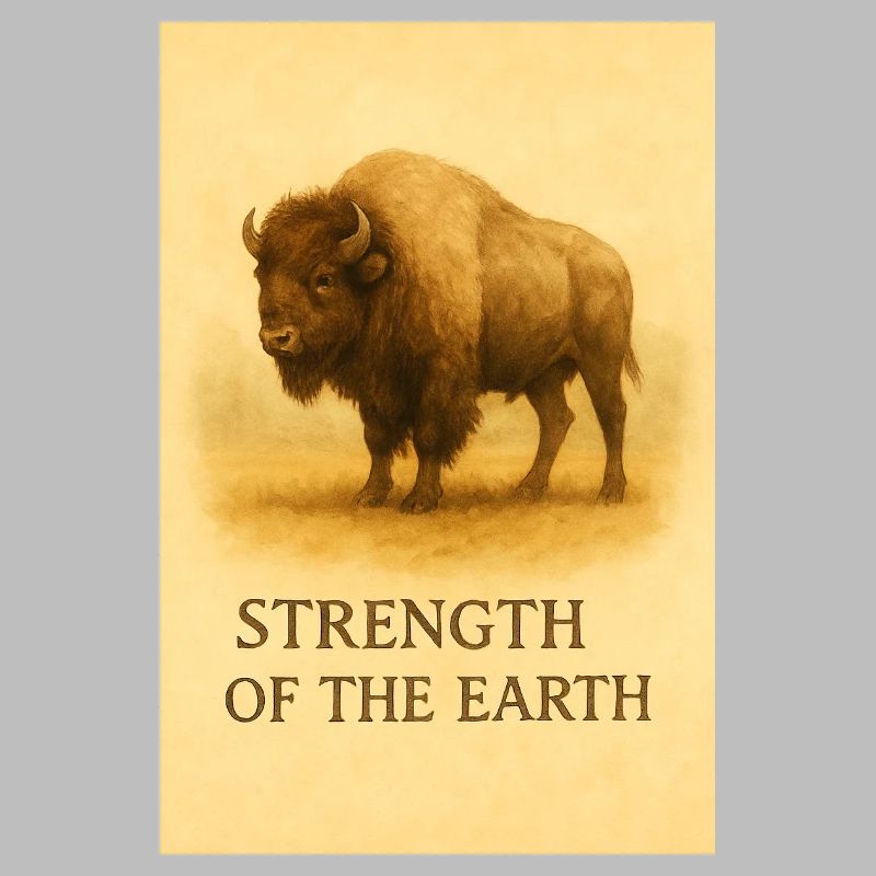 La force du bison de terre