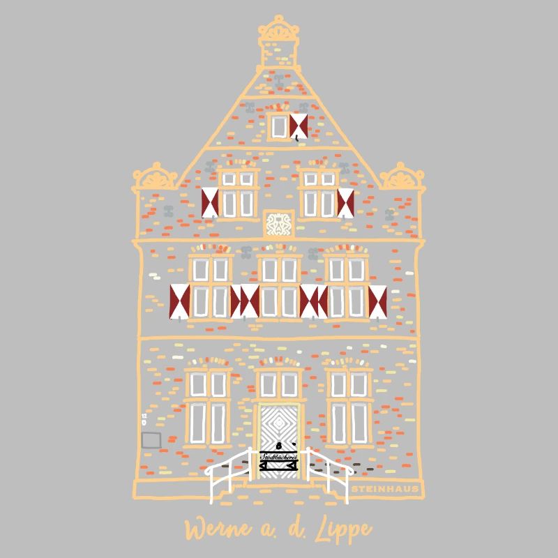 Werne, iconic first stone house, Unna district