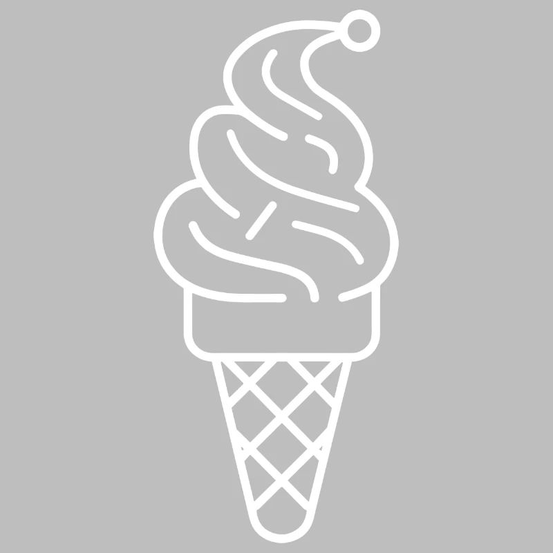 Cornet de crème glacée Dessin