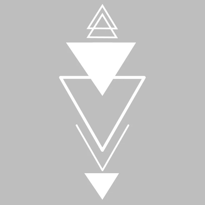 Triangular symbol (white)