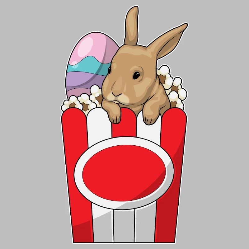 Lapin Pâques Oeuf de Pâques Popcorn
