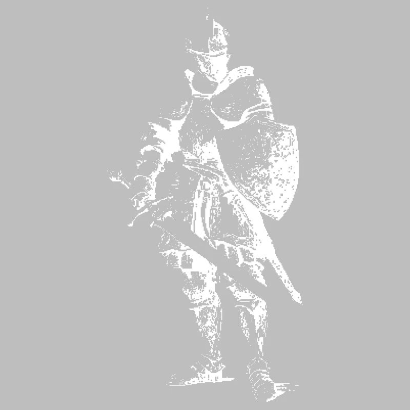 Silhouette du Chevalier de Fer