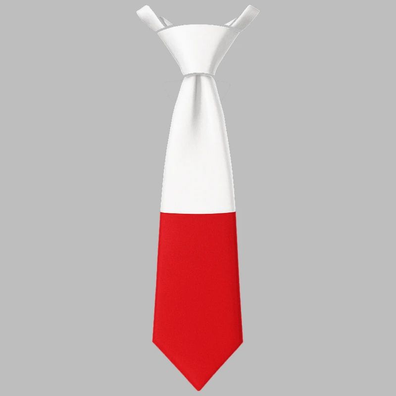 Cravate Pologne – Conception du drapeau