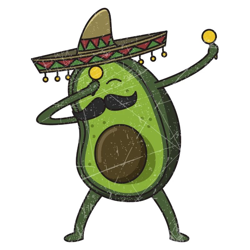 Avocado - Dab Pose - Dabbing - Gift