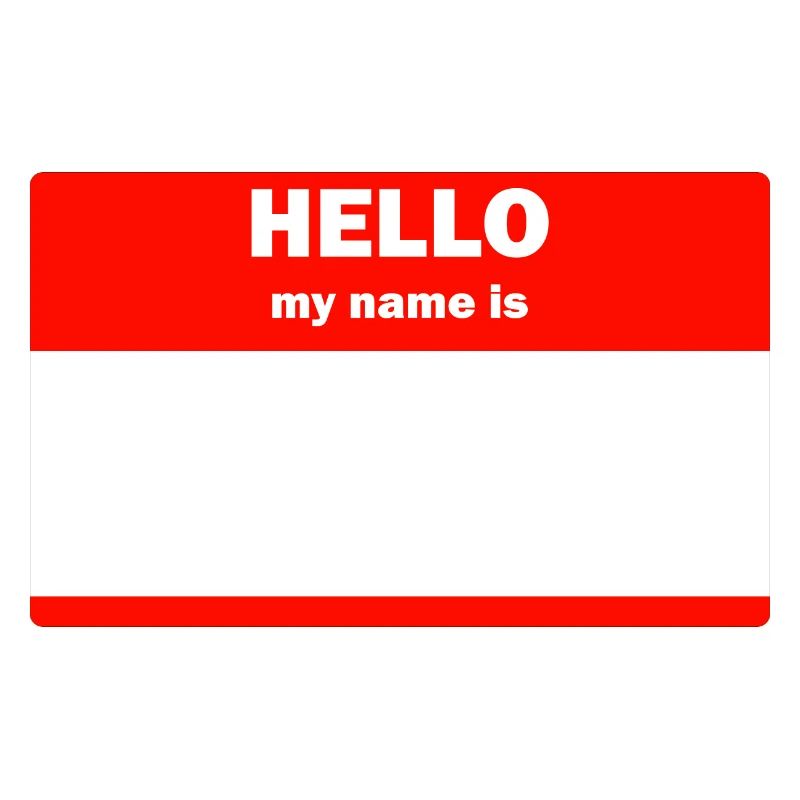 Hello my name is