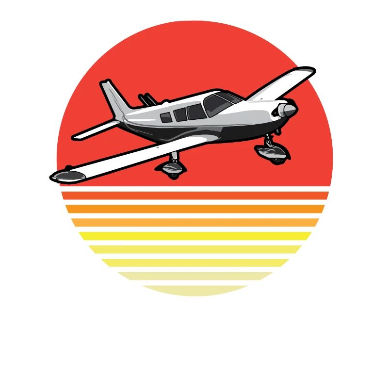 Luftfahrt Piper Retro